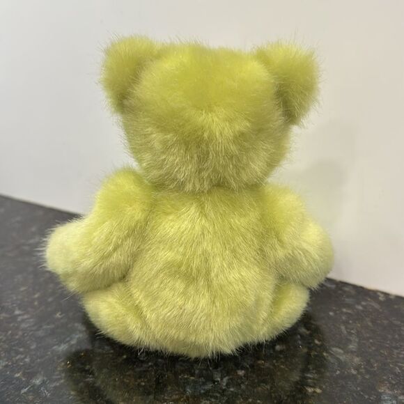 Light Green to Neon Green Applause Dakin Teddy Bear Plush Stuffed - Picture 3 of 7